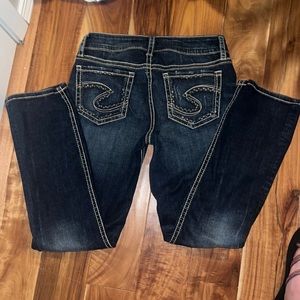 Silver Suki Straight jeans